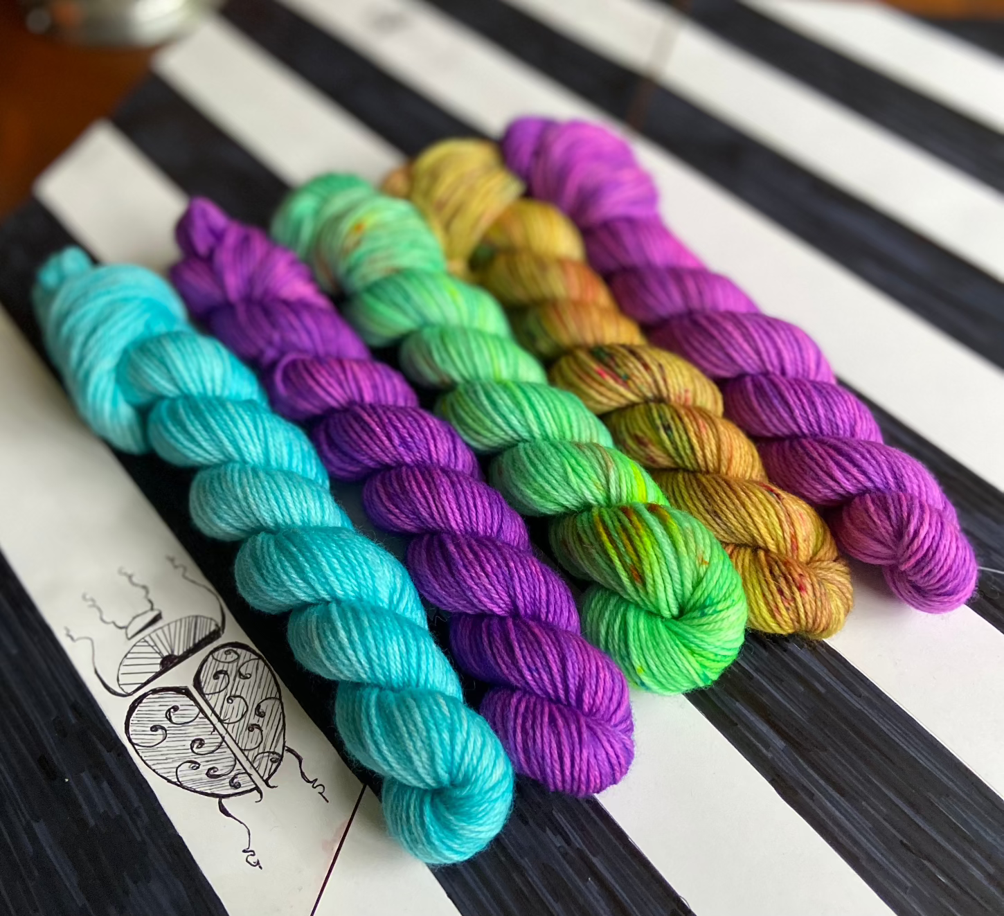 Halloween Knitting Mini Skein