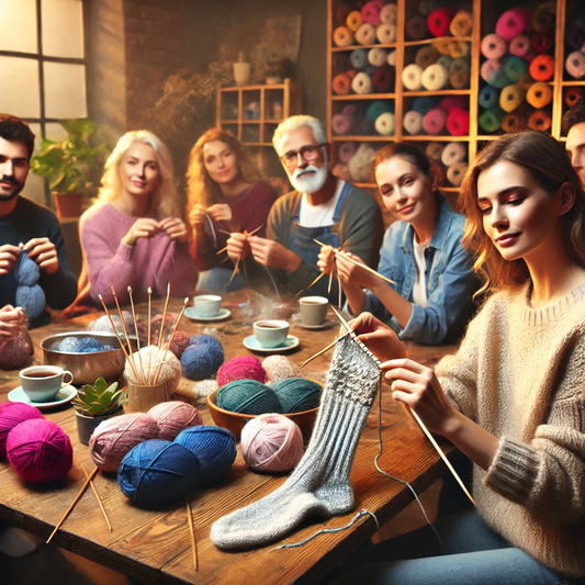 Handarbeitskurs Socken stricken