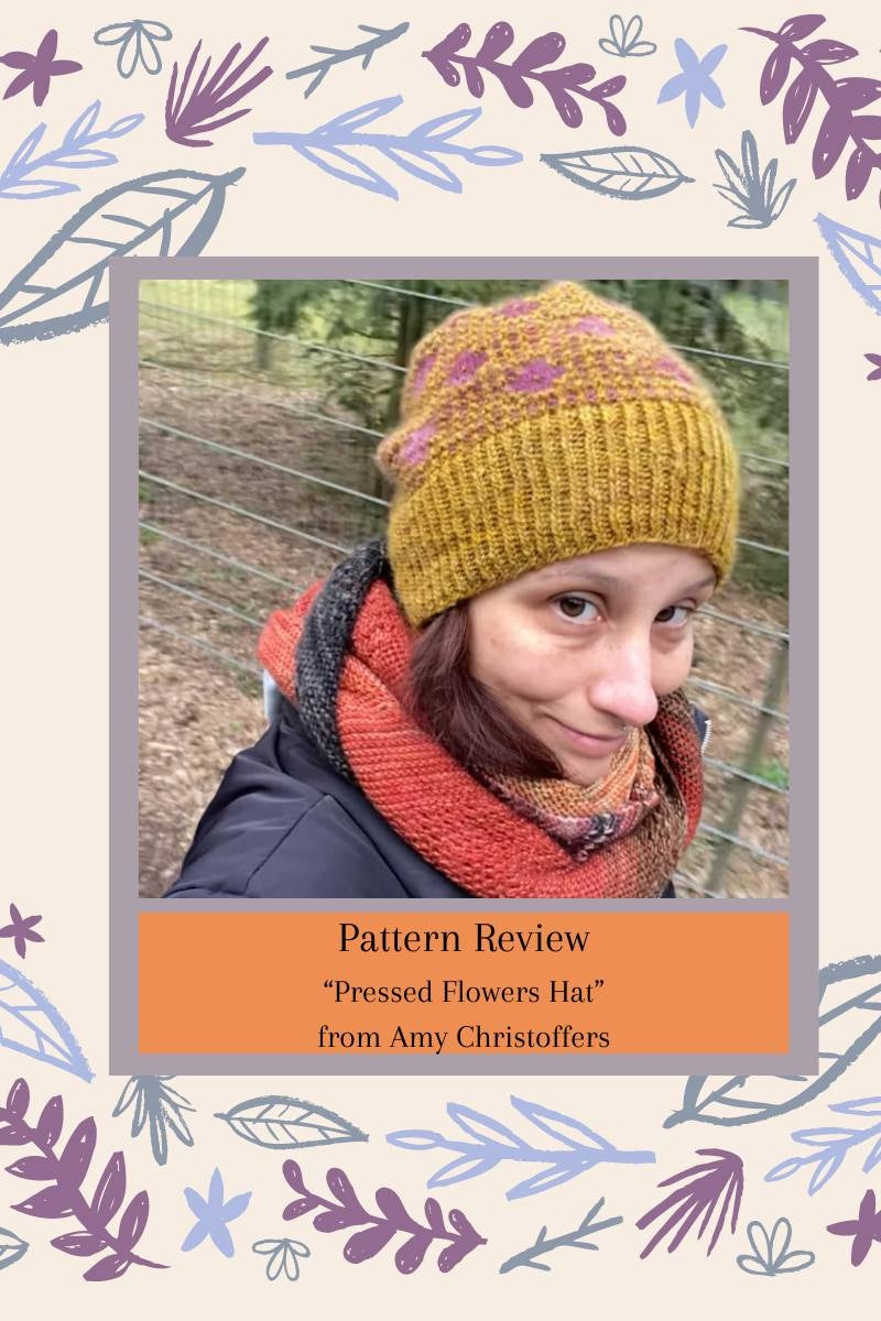 Pressed Flowers Hat